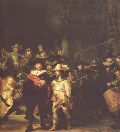 La Compagnie de Frans Banning Cocq et Willem van Ruytenburch - Rembrandt van Rijn